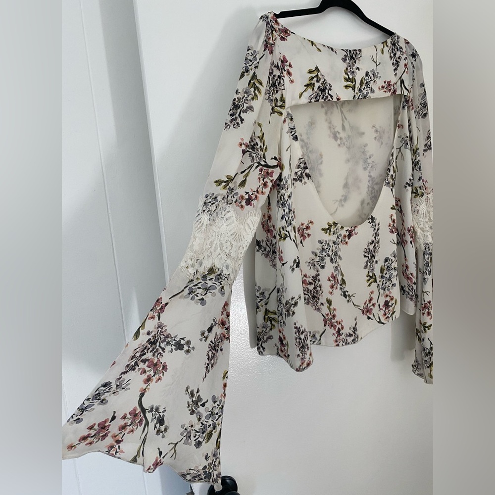 Stone Cold Fox open back blouse